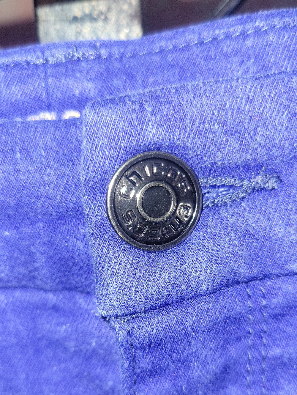 Chico's Cobalt Blue Cuffed Shorts - Picture 2 of 7